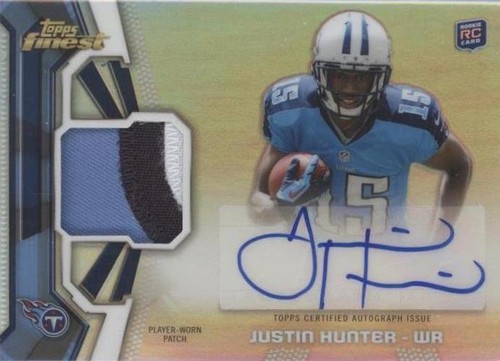 2013 Topps Finest Justin Hunter #RAP-JH