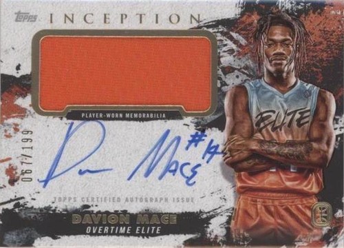 2021-22 Topps Inception OTE Overtime Elite - Davion Mace #IAPC-DM