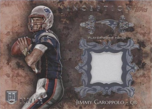 2014 Topps Inception Jimmy Garoppolo #RP-JG