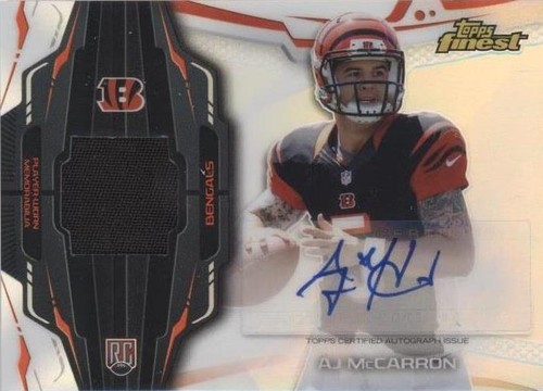 2014 Topps Finest A.J. McCarron #RAP-AMC