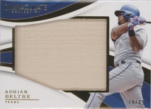 2018 Panini Immaculate Collection - Adrian Beltre #JB-AB