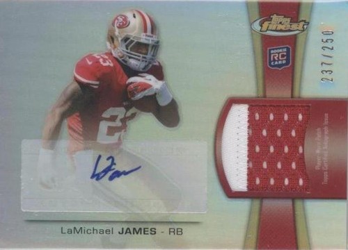 2012 Topps Finest LaMichael James #RAP-LJ