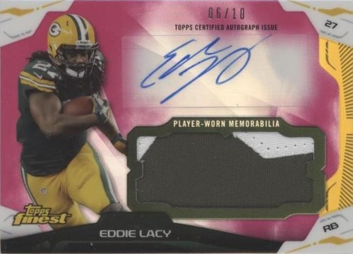 2014 Topps Finest Eddie Lacy #AJR-EL