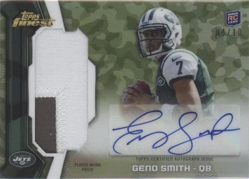 2013 Topps Finest Geno Smith #RAP-GS
