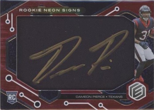 2022 Panini Elements Dameon Pierce #RNS-DP