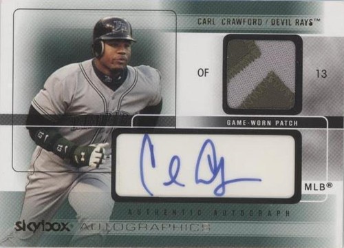 2005 Skybox Autographics - Carl Crawford #AGJ-CC