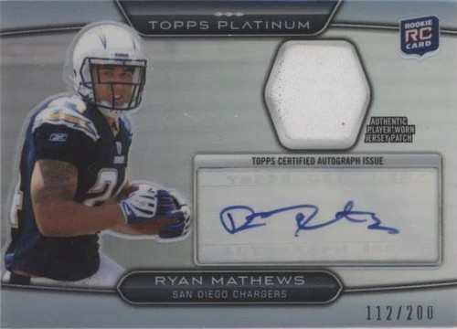2010 Topps Platinum Ryan Mathews #ARP-RMA