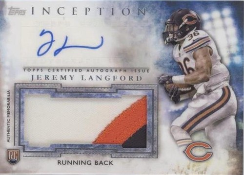 2015 Topps Inception Jeremy Langford #AJP-JL