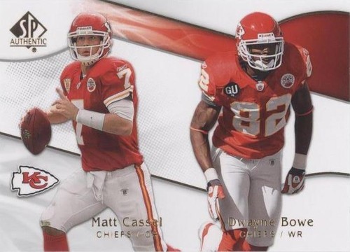 2009 SP Authentic Dwayne Bowe Matt Cassel #145