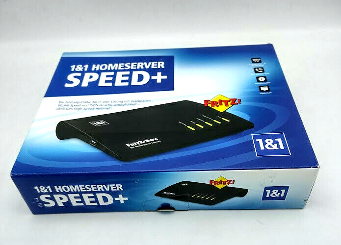 AVM FRITZ!Box 7590 WLAN Router mit Modem - 1&1 Homeserver SPEED+