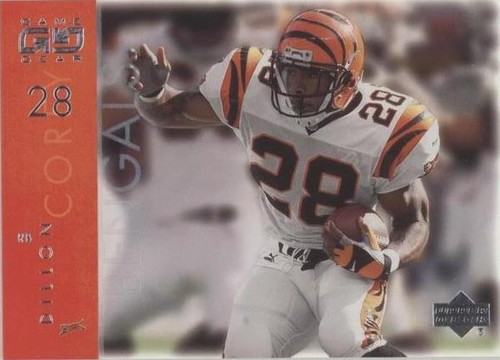 2001 Upper Deck Game Gear Corey Dillon #18