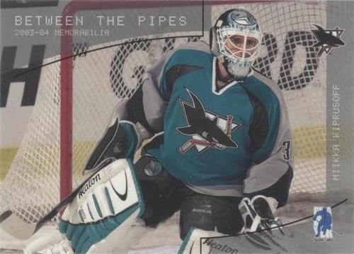 2003-04 In the Game Be A Player Memorabilia - Miikka Kiprusoff #144