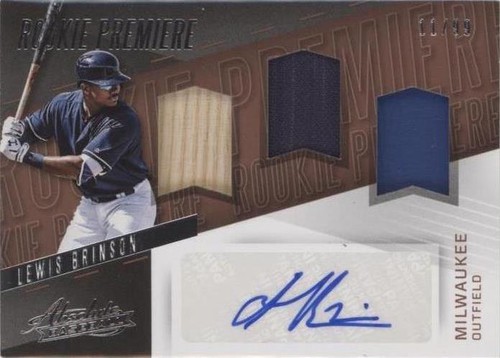 2017 Panini Chronicles - Lewis Brinson #RPMA-LB