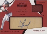 2020 Panini Immaculate Collection - Domingo Leyba #DM-LE