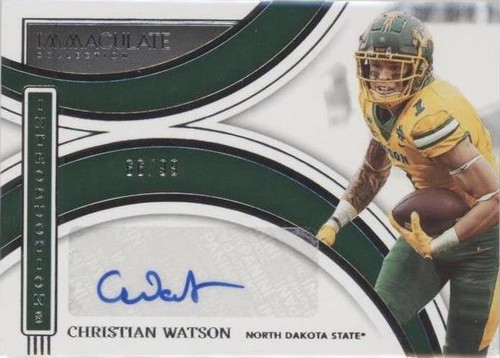 2022 Panini Immaculate Collection Collegiate Christian Watson #II-CWA