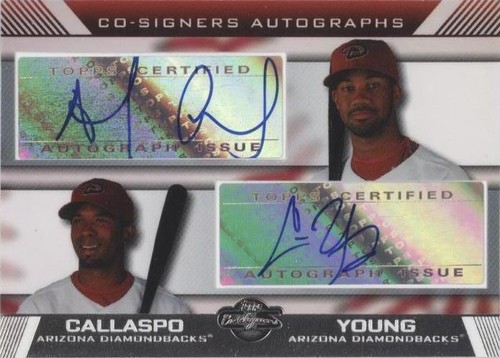 TOPPS COーSIGNERS autograph 2007 Topps Co-Signers Tom Mastny & Brian Slocum Dual Auto