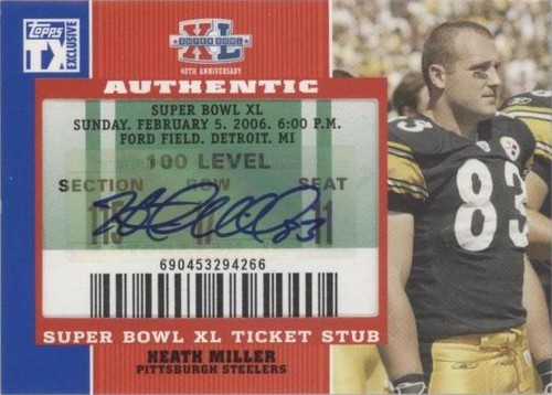 2007 Topps TX Exclusive Heath Miller #SB-HM