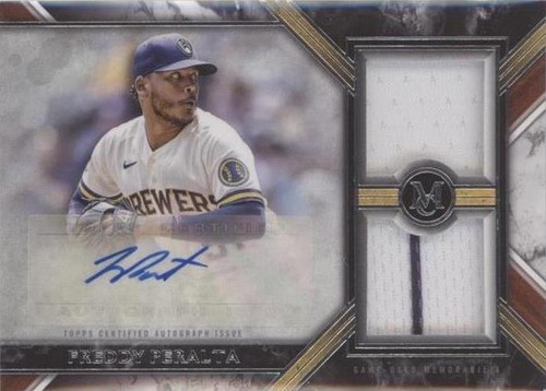 2022 Topps Museum Collection - Freddy Peralta #SWDRA-FP