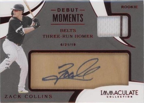 2020 Panini Immaculate Collection - Zack Collins #DM-ZC