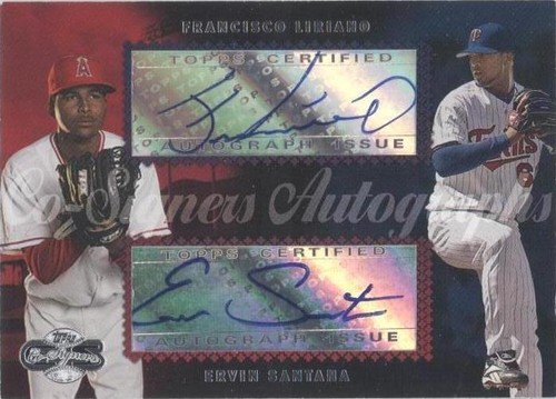 2006 Topps Co-Signers - Ervin Santana Francisco Liriano #CS-74