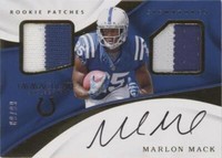 2017 Panini Immaculate Collection Marlon Mack #IS-MM