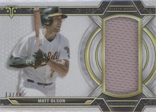 2021 Topps Triple Threads - Matt Olson #SJR-MOL