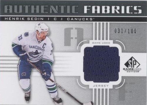 2011-12 SP Game Used Edition - Henrik Sedin #AF-HS