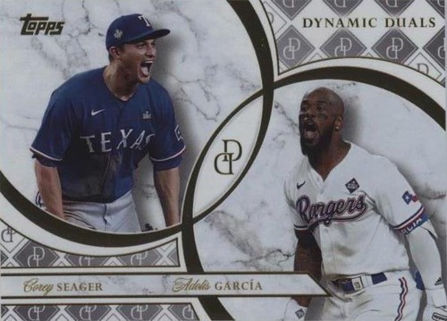 2024 Topps Dynamic Duals - Adolis Garcia Corey Seager #20