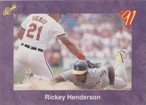 1991 Classic - Rickey Henderson #189