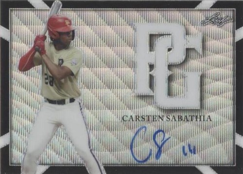2021 Leaf Perfect Game National Showcase - Carsten Sabathia #BA-CS1