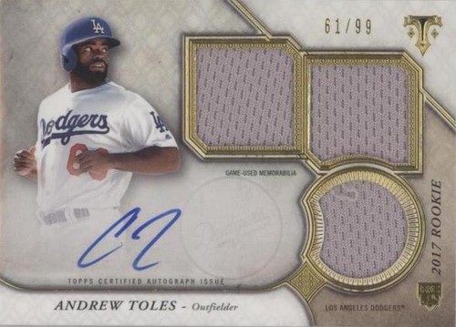 2017 Topps Triple Threads - Andrew Toles #RPA-AT