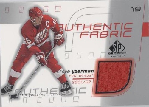 2001-02 SP Game Used Edition - Steve Yzerman #AF-SY