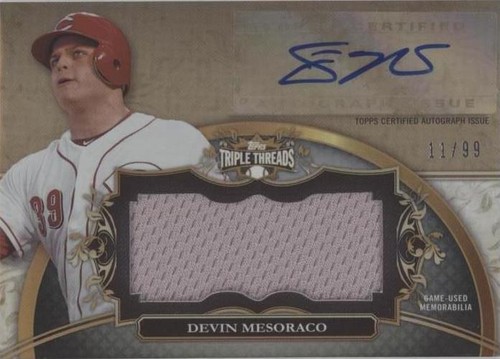 2013 Topps Triple Threads - Devin Mesoraco #UAJR-DM1
