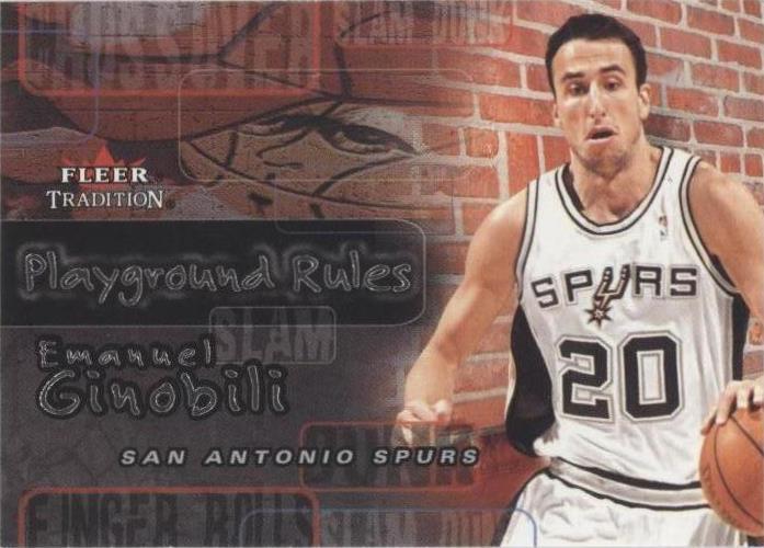 Fleer Tradition 2002-03 - Manu Ginóbili #22PR