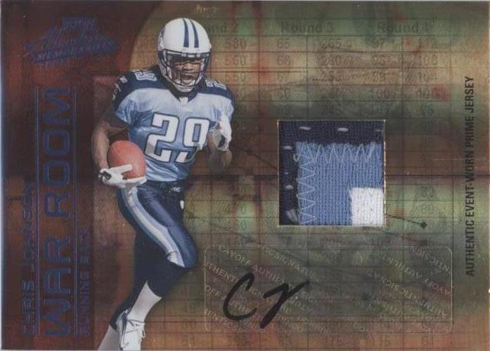 2008 Playoff Absolute Memorabilia Chris Johnson #WR-4