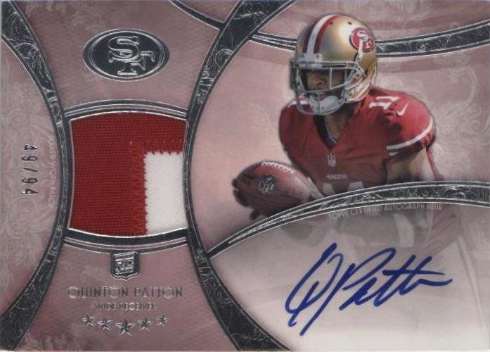 2013 Topps Five Star Quinton Patton #129