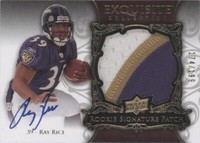 2008 Upper Deck Exquisite Collection Ray Rice #162