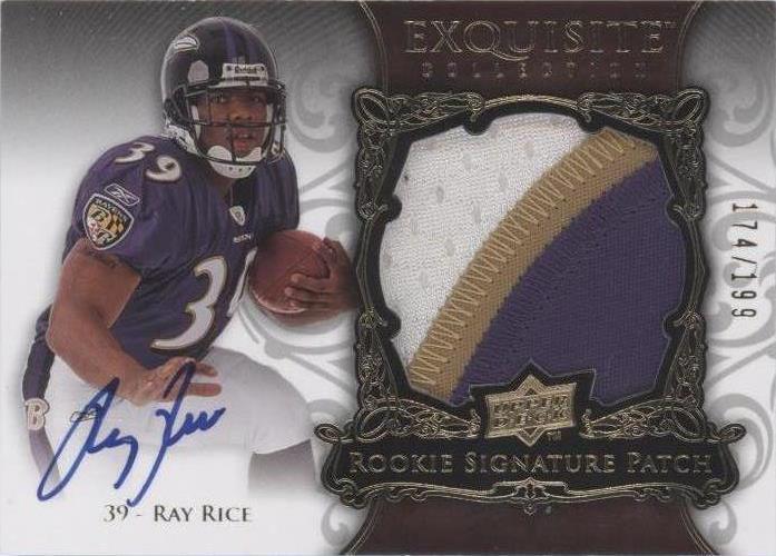 2008 Upper Deck Exquisite Collection Ray Rice #162