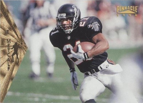 1996 Pinnacle Eric Metcalf #85