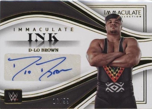 2023 Panini Immaculate Collection WWE - D'Lo Brown #IK-DLB