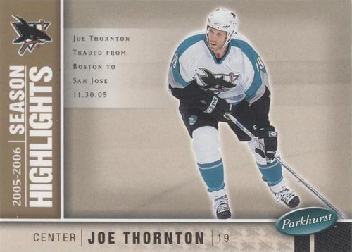 2005-06 Parkhurst - Joe Thornton #591