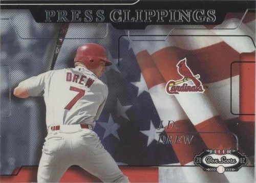 2002 Fleer Box Score - J.D. Drew #5PC