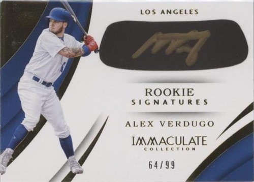 2018 Panini Immaculate Collection - Alex Verdugo #RCS-AV