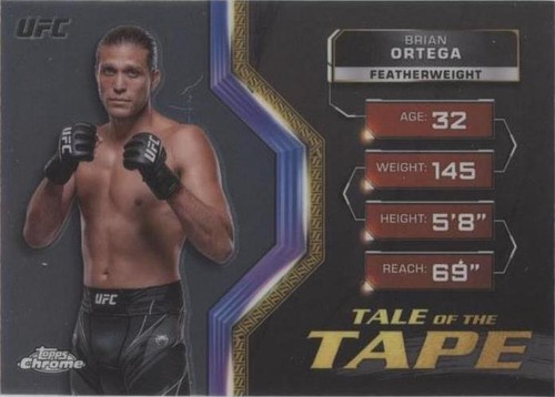 2024 Topps Chrome UFC - Brian Ortega #TFT-8