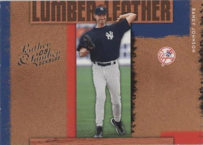2005 Donruss Leather & Lumber - Randy Johnson #LL-23