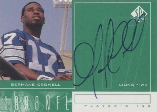 1998 SP Authentic Germane Crowell #GC
