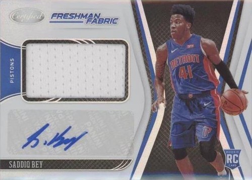 2020-21 Certified Fresh Faces Signature Saddiq Bey Rookie