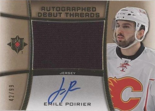 2015-16 Upper Deck Ultimate Collection - Emile Poirier #ADT-EP
