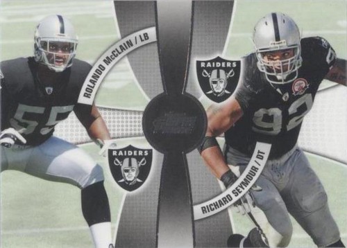 2010 Topps Prime Richard Seymour Rolando McClain #2Q-21