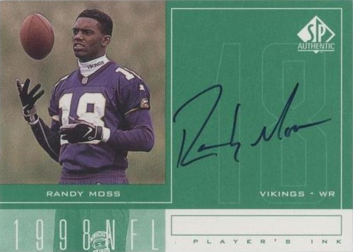 1998 SP Authentic Randy Moss #RM